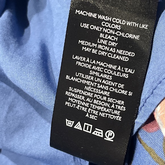 Free People Morning Glory Blue Floral Handkerchief Hem Maxi Dress Size XS - Picture 12 of 13